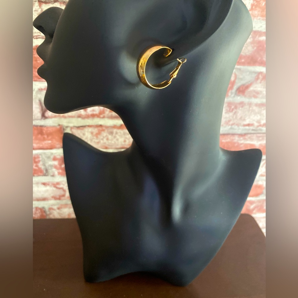 Classic Gold Hoop Earrings - NWOT